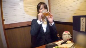 【上司の愚痴から即ホテル】172cmの長身OLコハル、酒の勢いで激変…半べそ絶頂潮吹き。